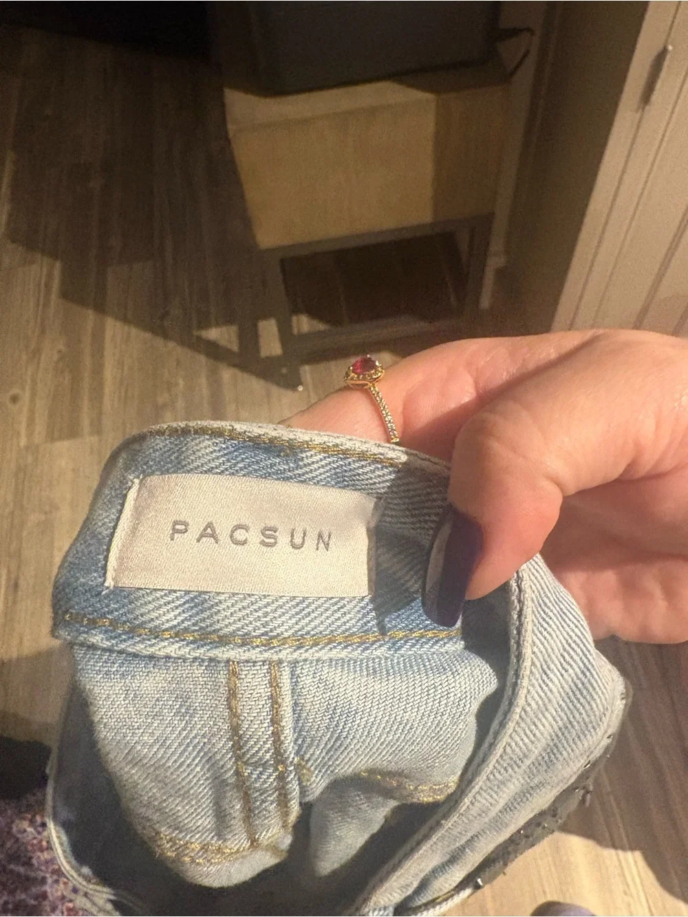 PacSun denim shorts